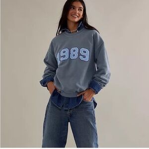 Oversized 1989 Varsity Sweatshirt